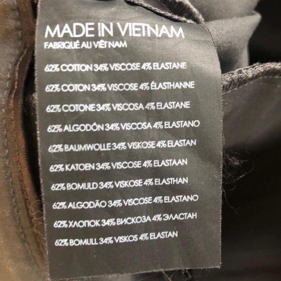 Club Monaco contemporary men’s wear inspired grey cotton slim trouser pant size4 - Picture 6 of 9